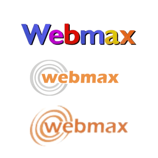 Evolução da Logo Webmax